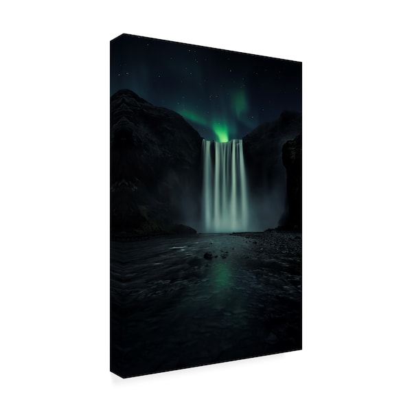 Jorge Ruiz Dueso 'Green Night' Canvas Art,12x19